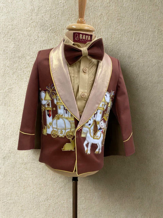Brown Prince Theme Tuxedo set