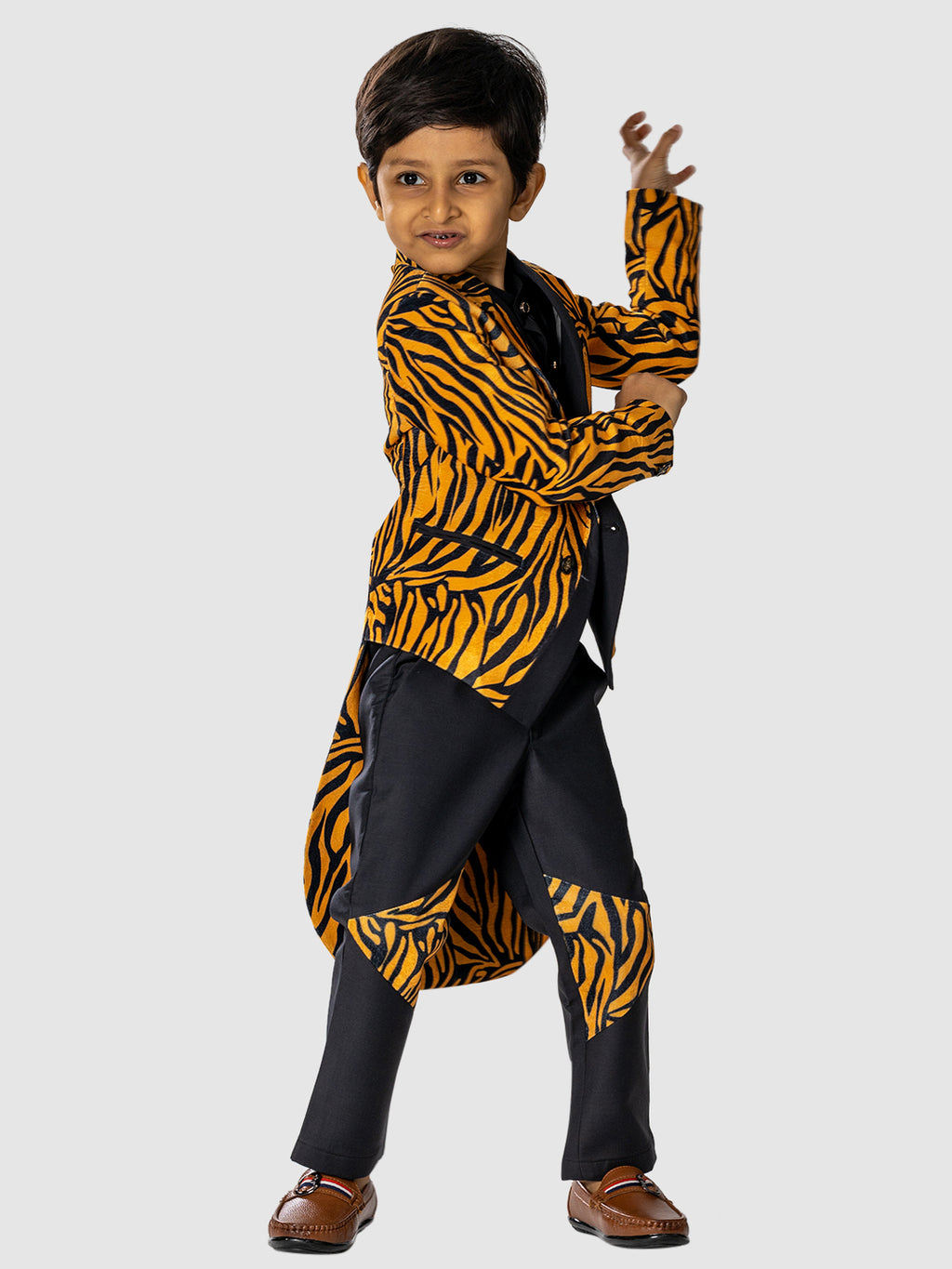 TIGER HIGH-LOW BLAZER SET OF 3
