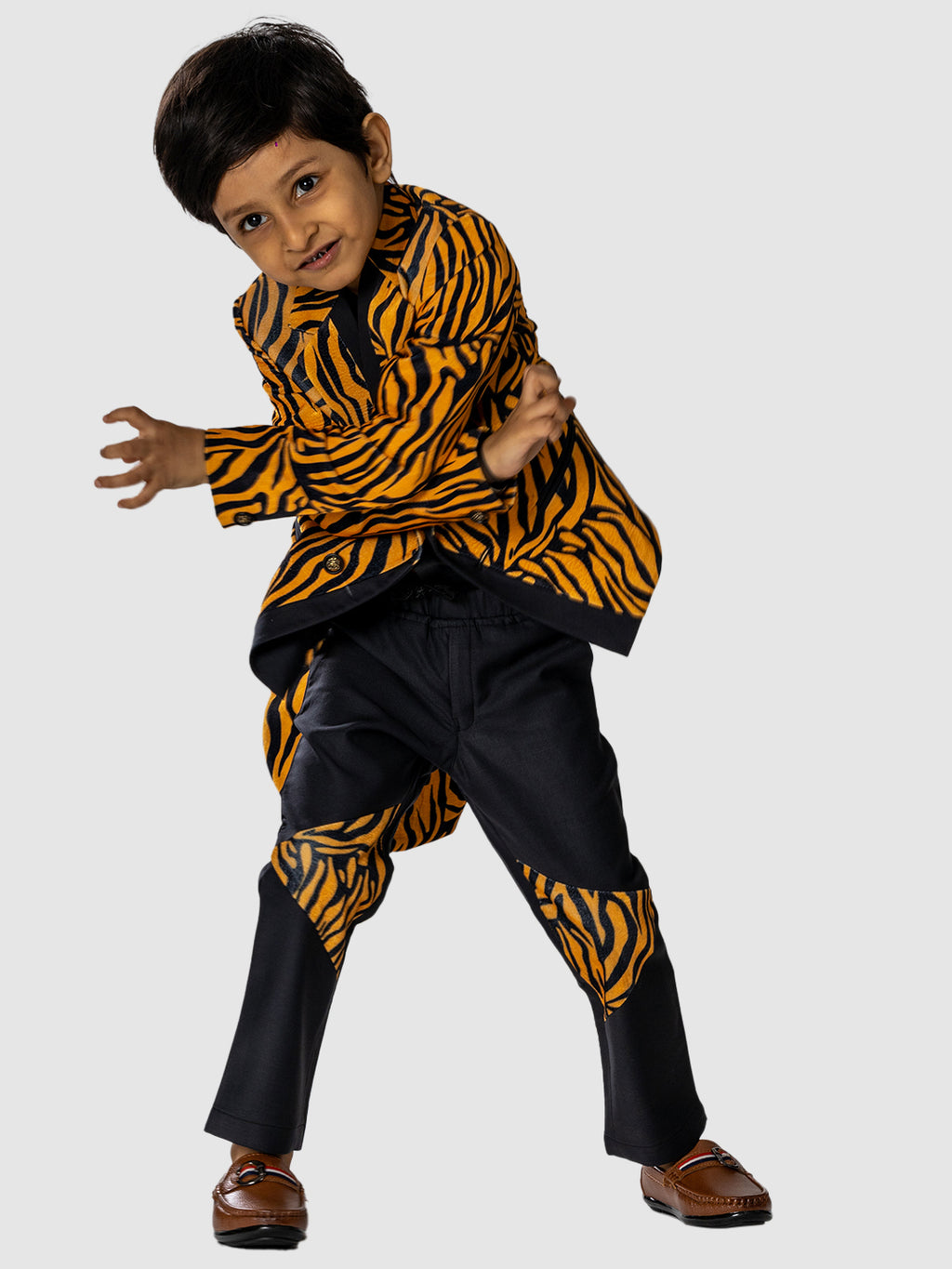 TIGER HIGH-LOW BLAZER SET OF 3