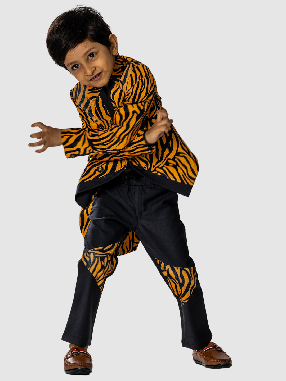TIGER HIGH-LOW BLAZER SET OF 3
