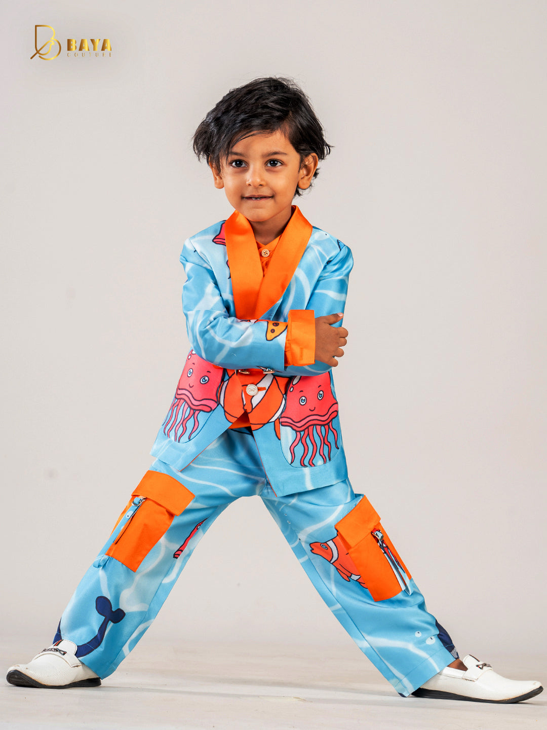 Sea Animal theme tuxedo set