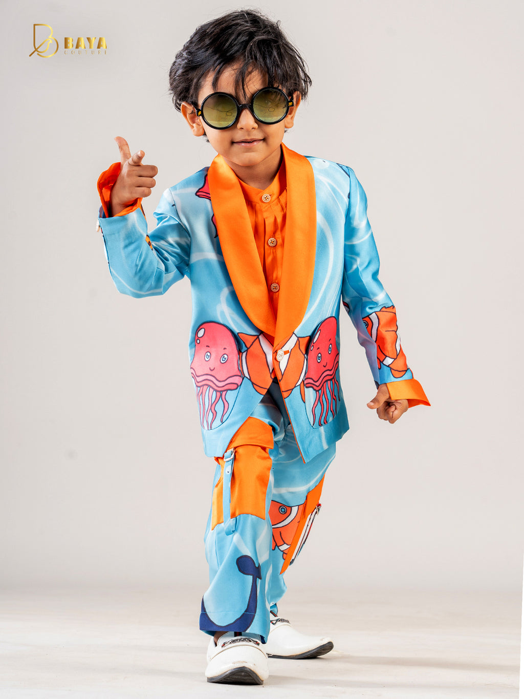 Sea Animal theme tuxedo set