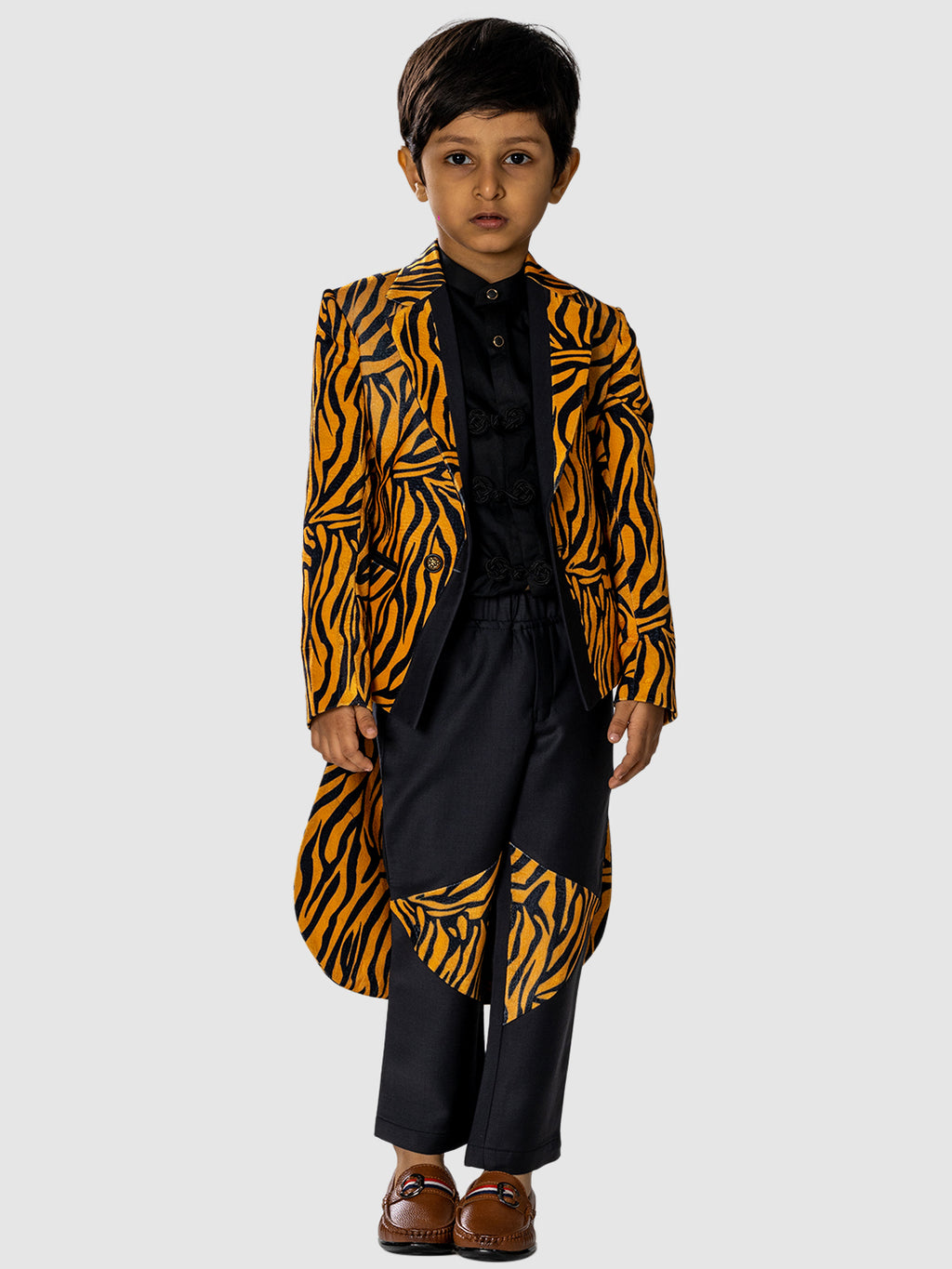 TIGER HIGH-LOW BLAZER SET OF 3