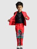 RED SUPERHERO BLAZER SET