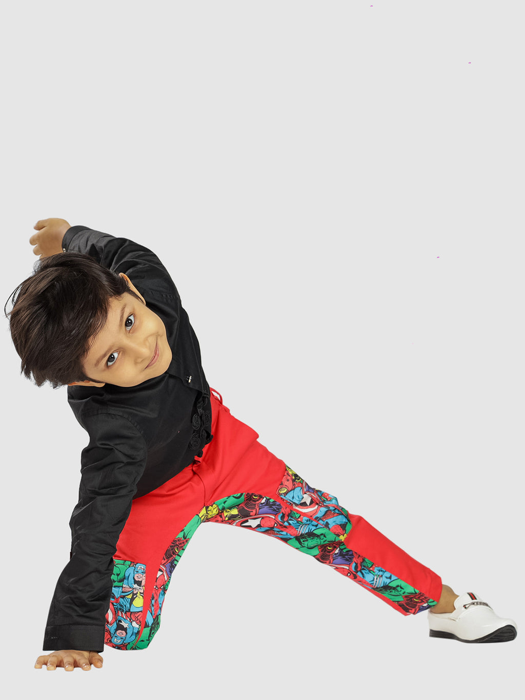 RED SUPERHERO BLAZER SET