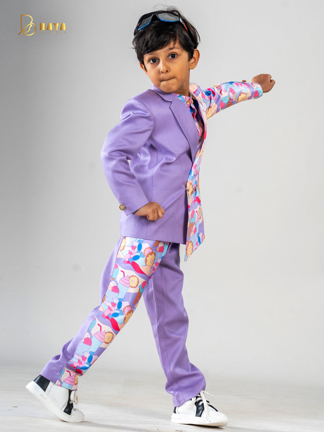 CANDY ASYMMETRIC BLAZER SET