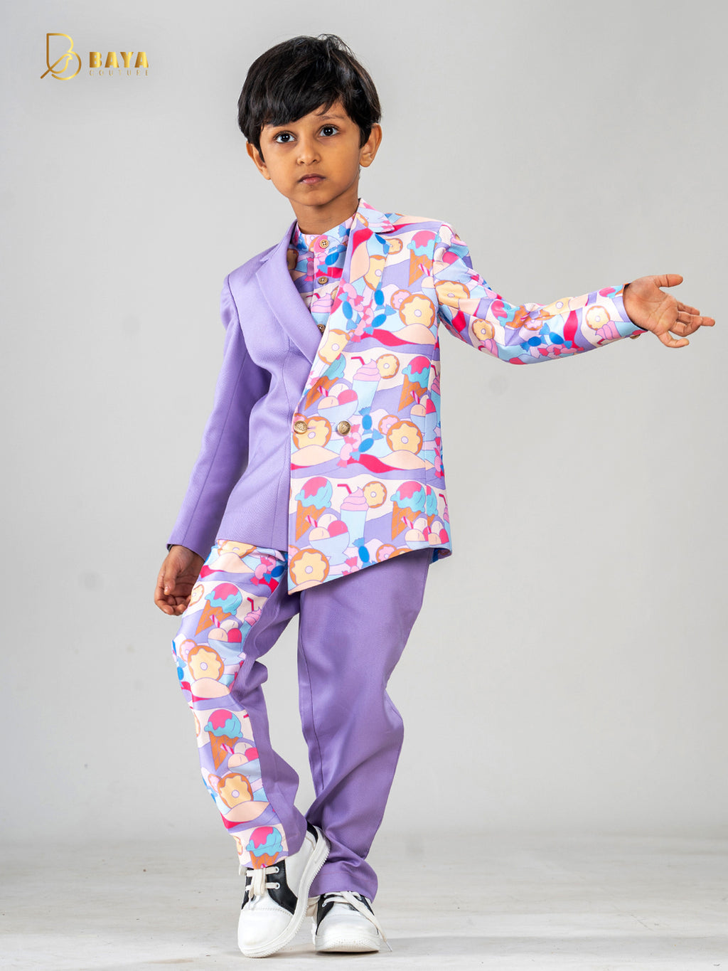 CANDY ASYMMETRIC BLAZER SET