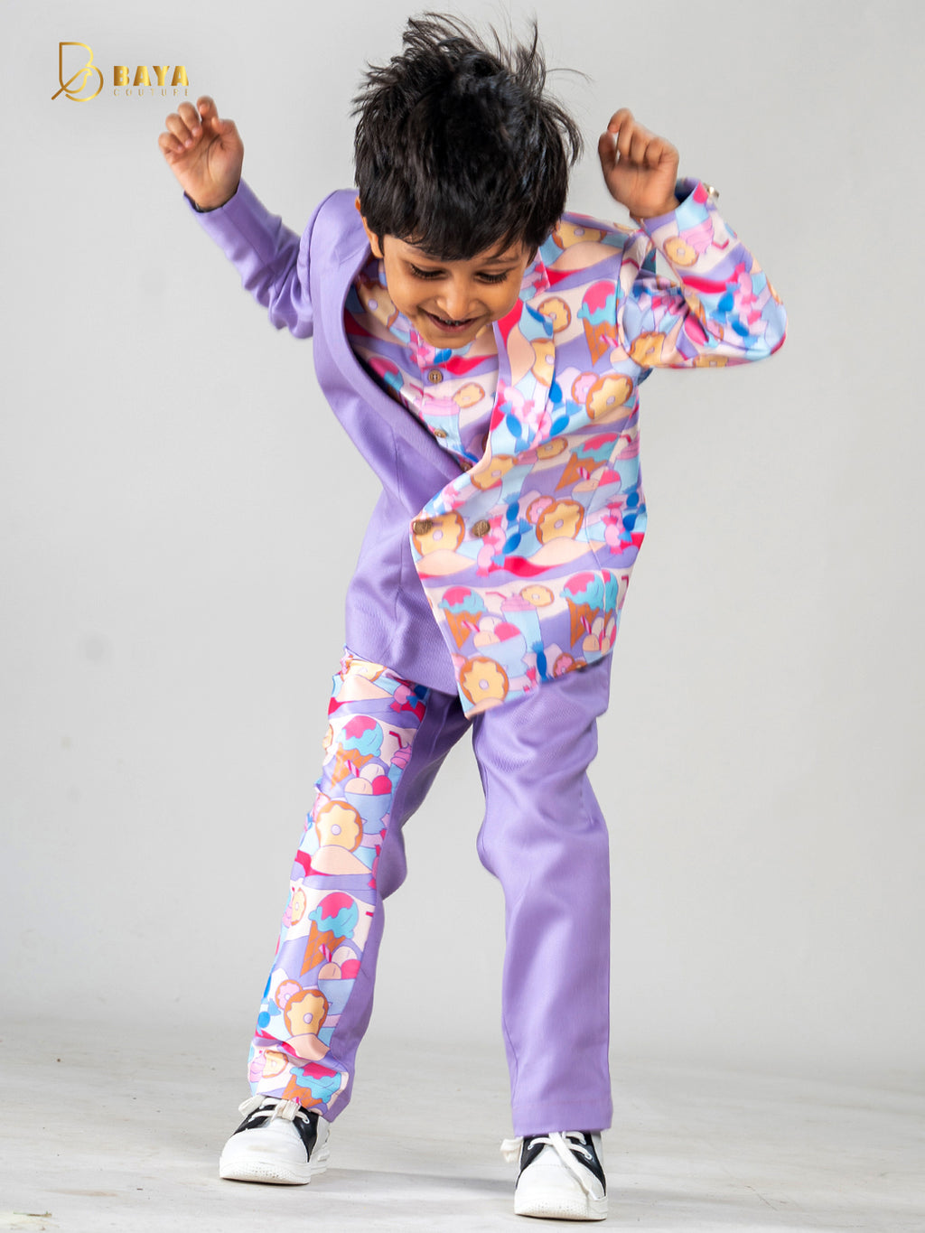 CANDY ASYMMETRIC BLAZER SET