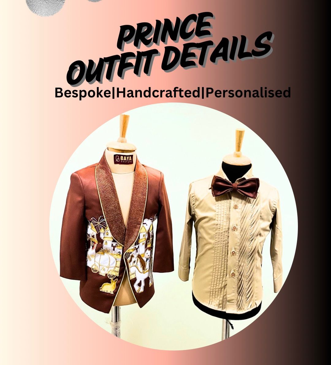 Brown Prince Theme Tuxedo set