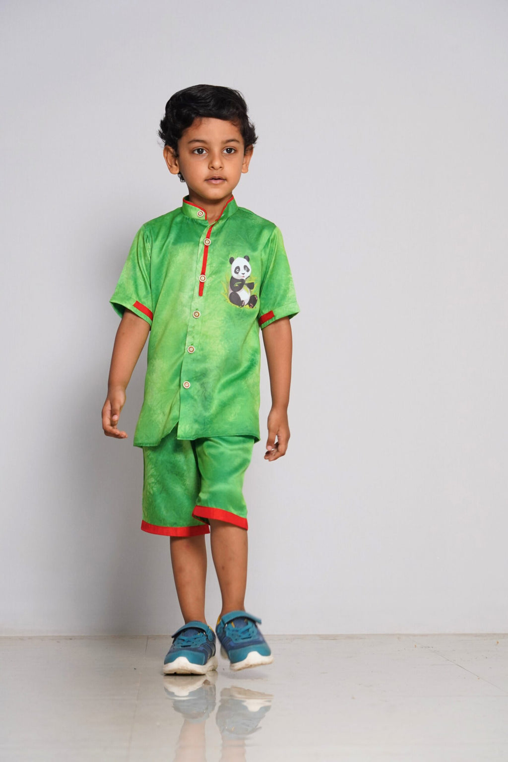 Panda Play – Kids’ Summer Shorts Set