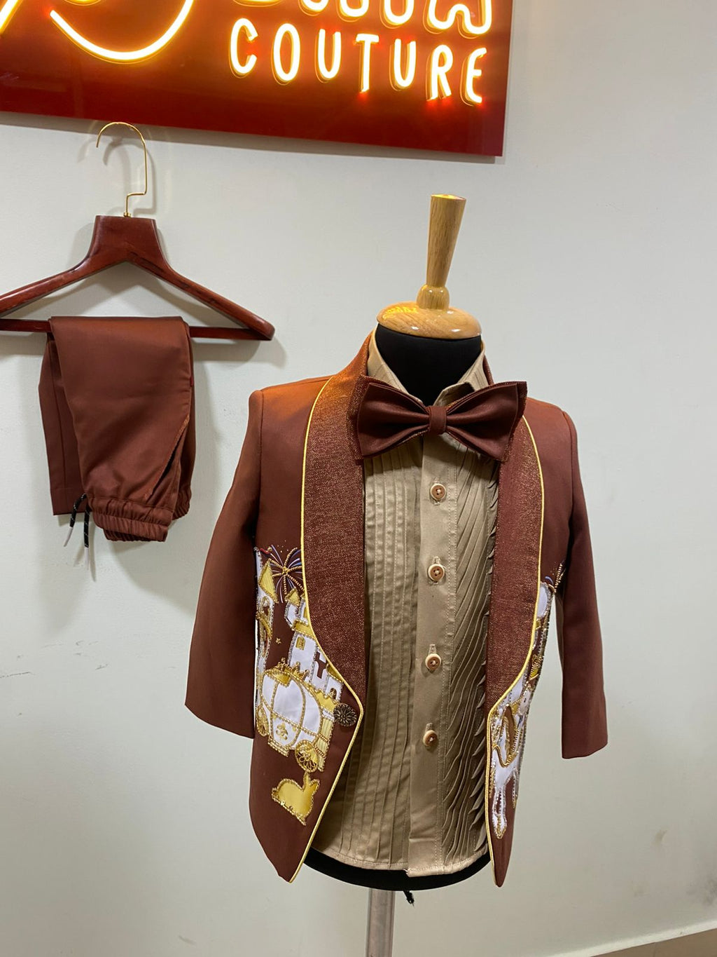Brown Prince Theme Tuxedo set