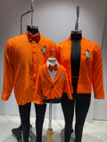 Hanuman Theme Family Twinning Outfits – Customized & Handcrafted