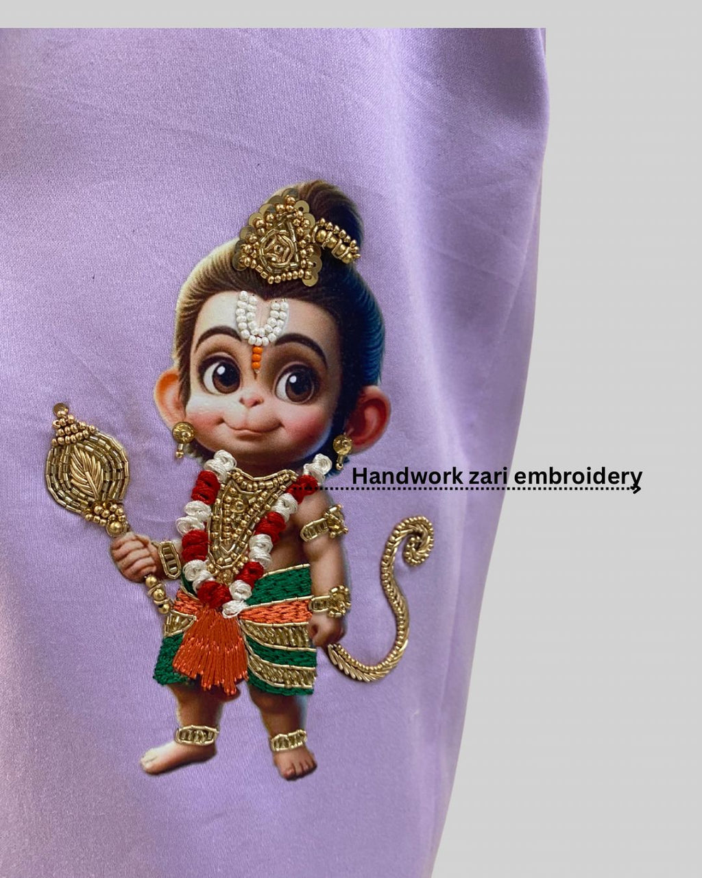 Handcrafted hanuman ji tuxedo set. (Set of 4)