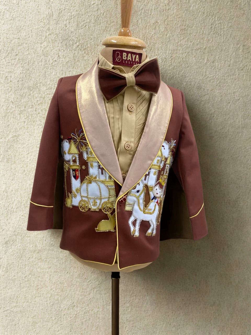 Brown Prince Theme Tuxedo set