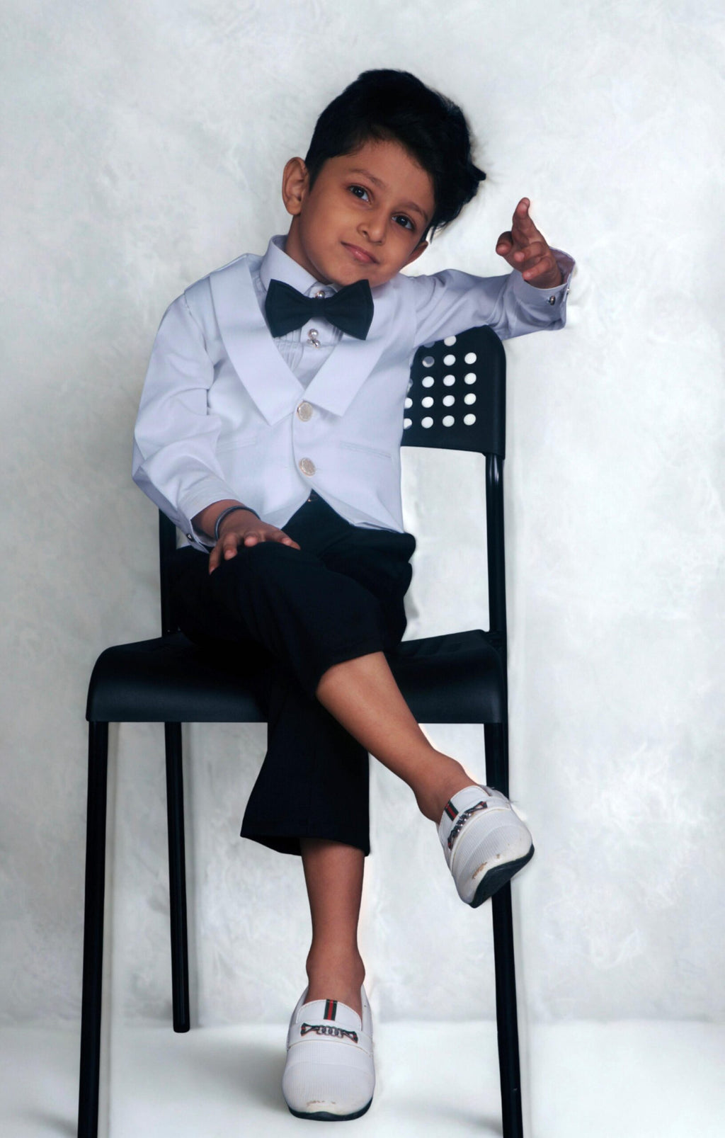 White waist coat set of 4