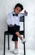 White waist coat set of 4