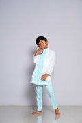 Pastel Prince – Boys’ Kurta Jacket (set of 3)