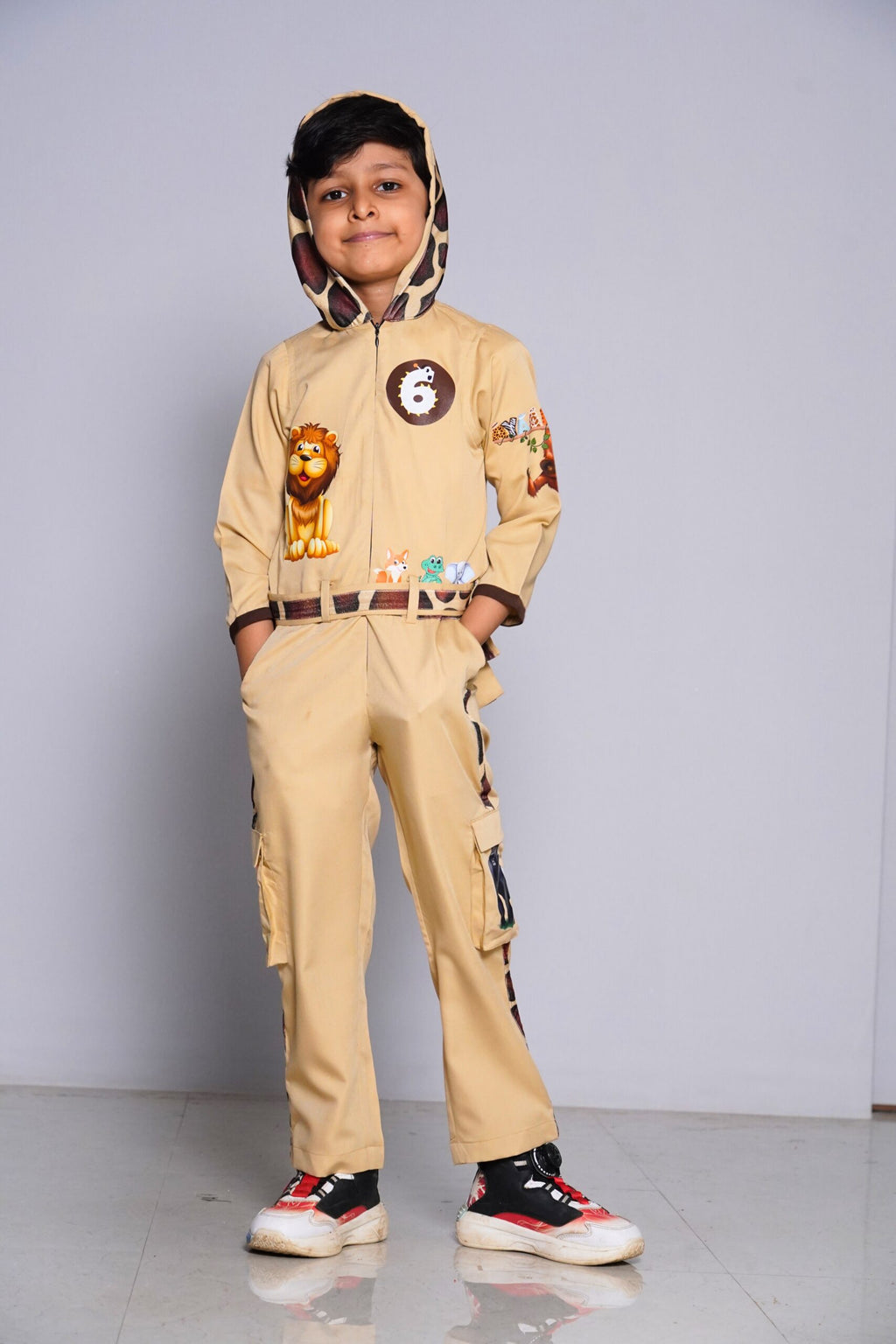 Safari Theme Customised Jumpsuit(set of 2)