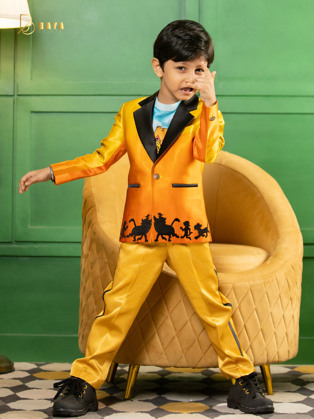 LION THEME BLAZER SET