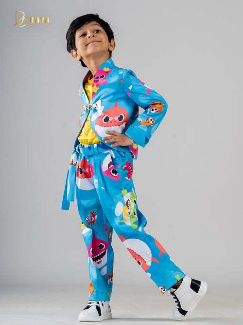 BABY SHARK BLAZER SET