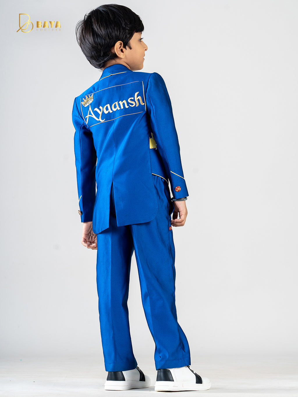 ROYAL BLUE PRINCE BLAZER SET