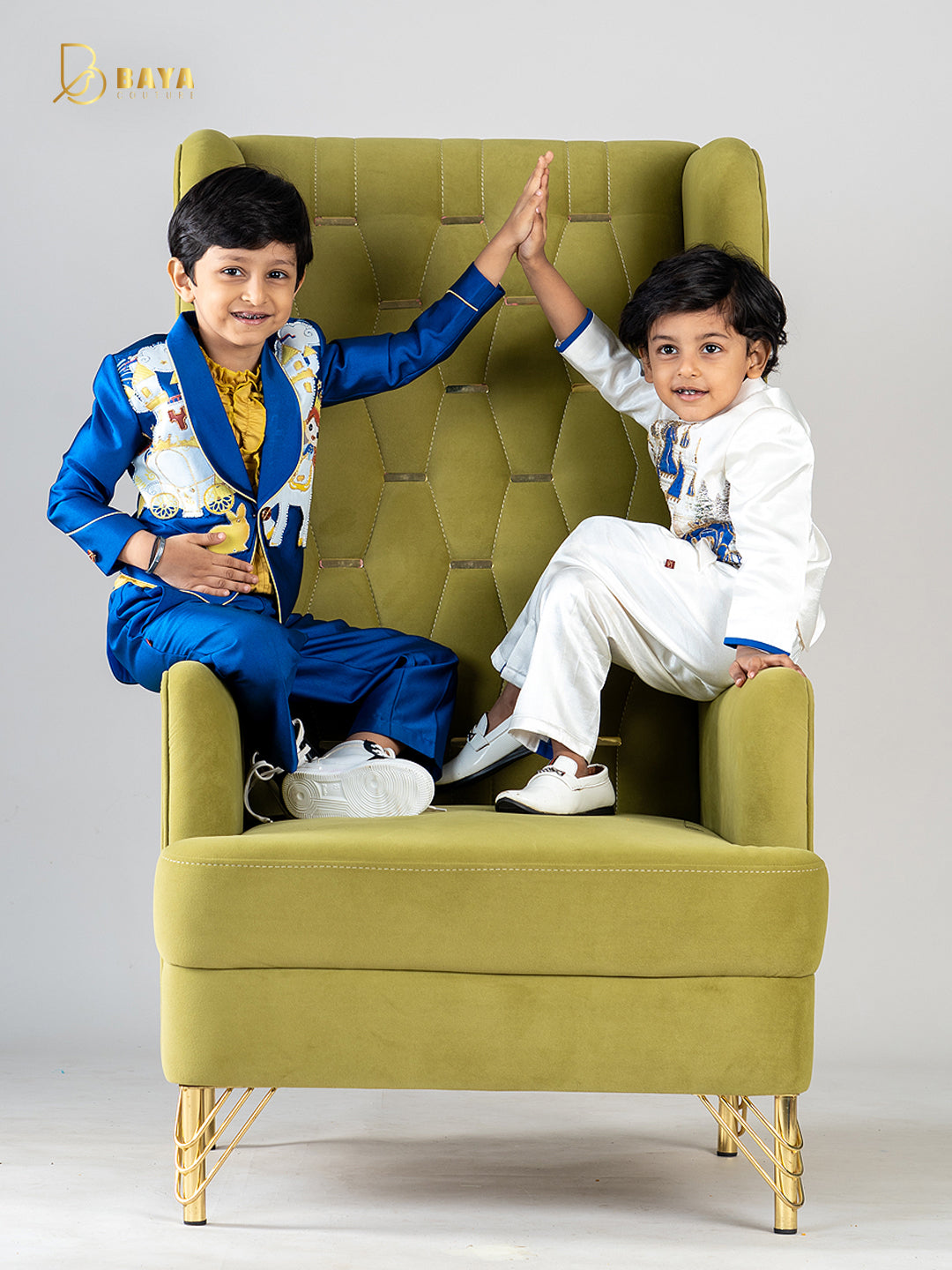 ROYAL BLUE PRINCE BLAZER SET