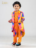Carnival Orange Tail coat blazer set of 3