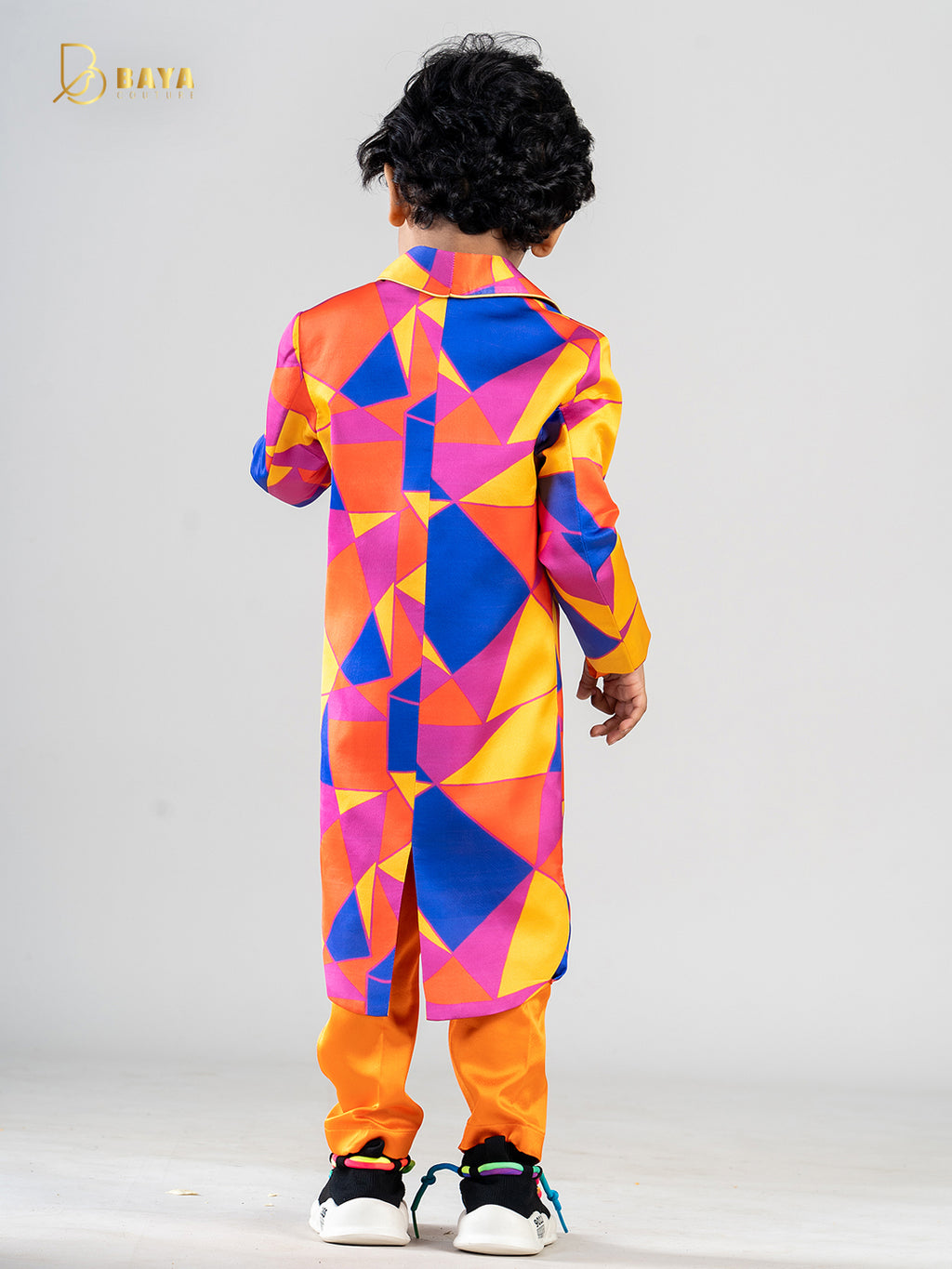 Carnival Orange Tail coat blazer set of 3