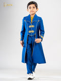 ROYAL BLUE PRINCE COAT SET