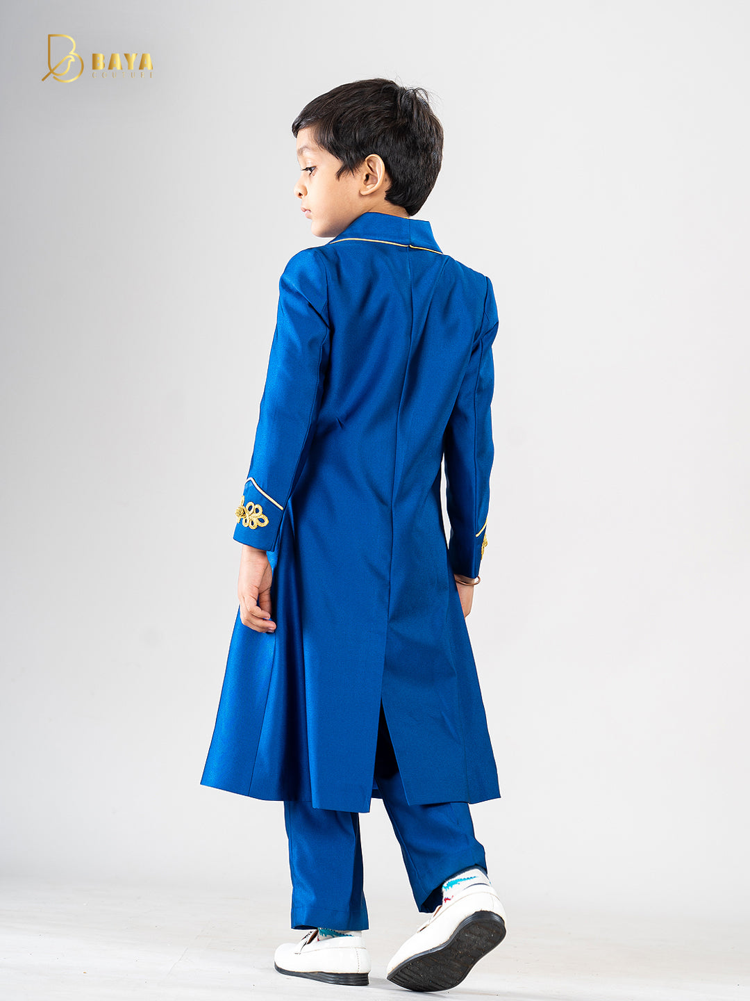 ROYAL BLUE PRINCE COAT SET