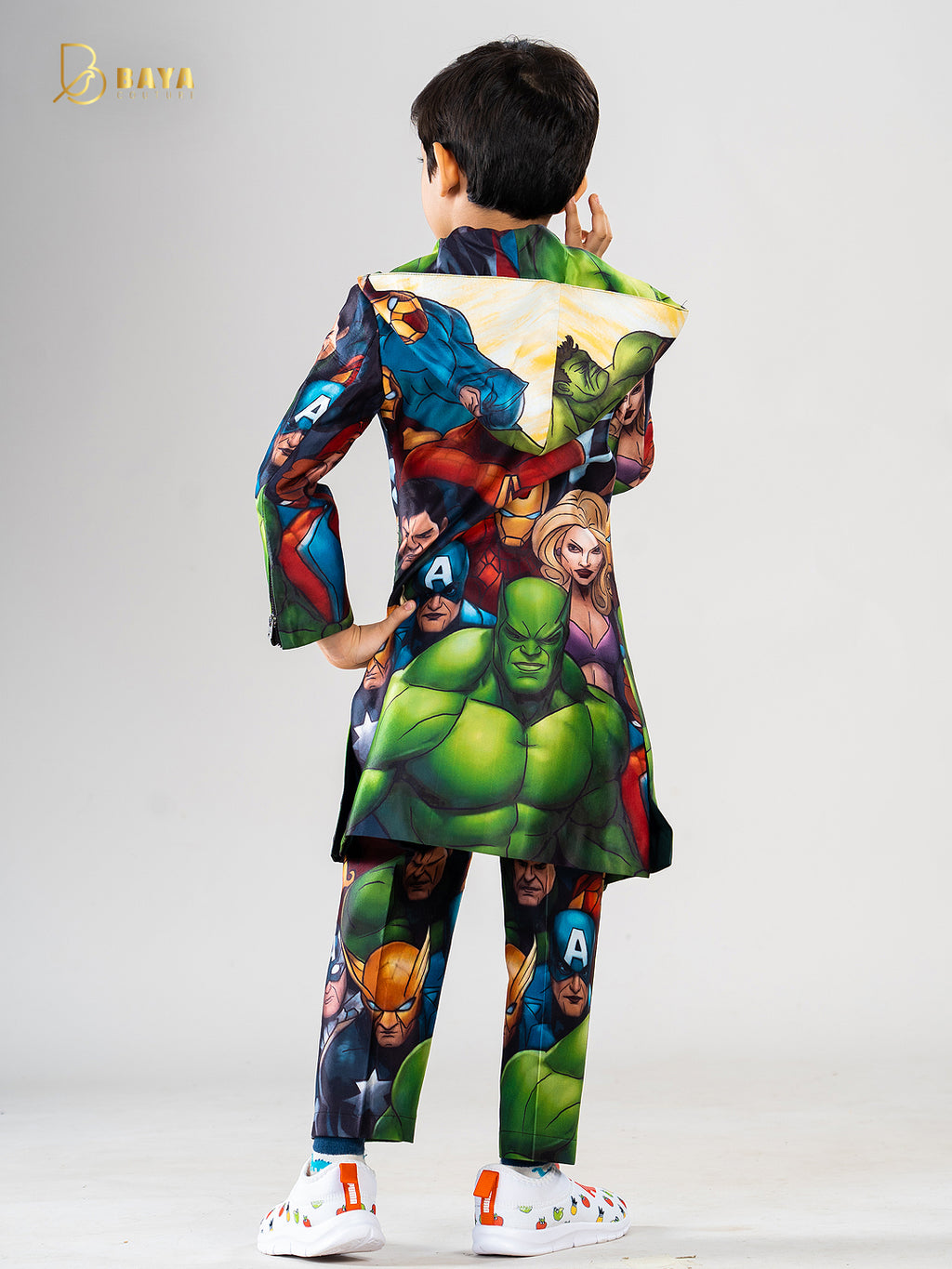 Supr hero HOODIE-COAT SET