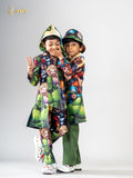 SUPER HERO GREEN COAT SET