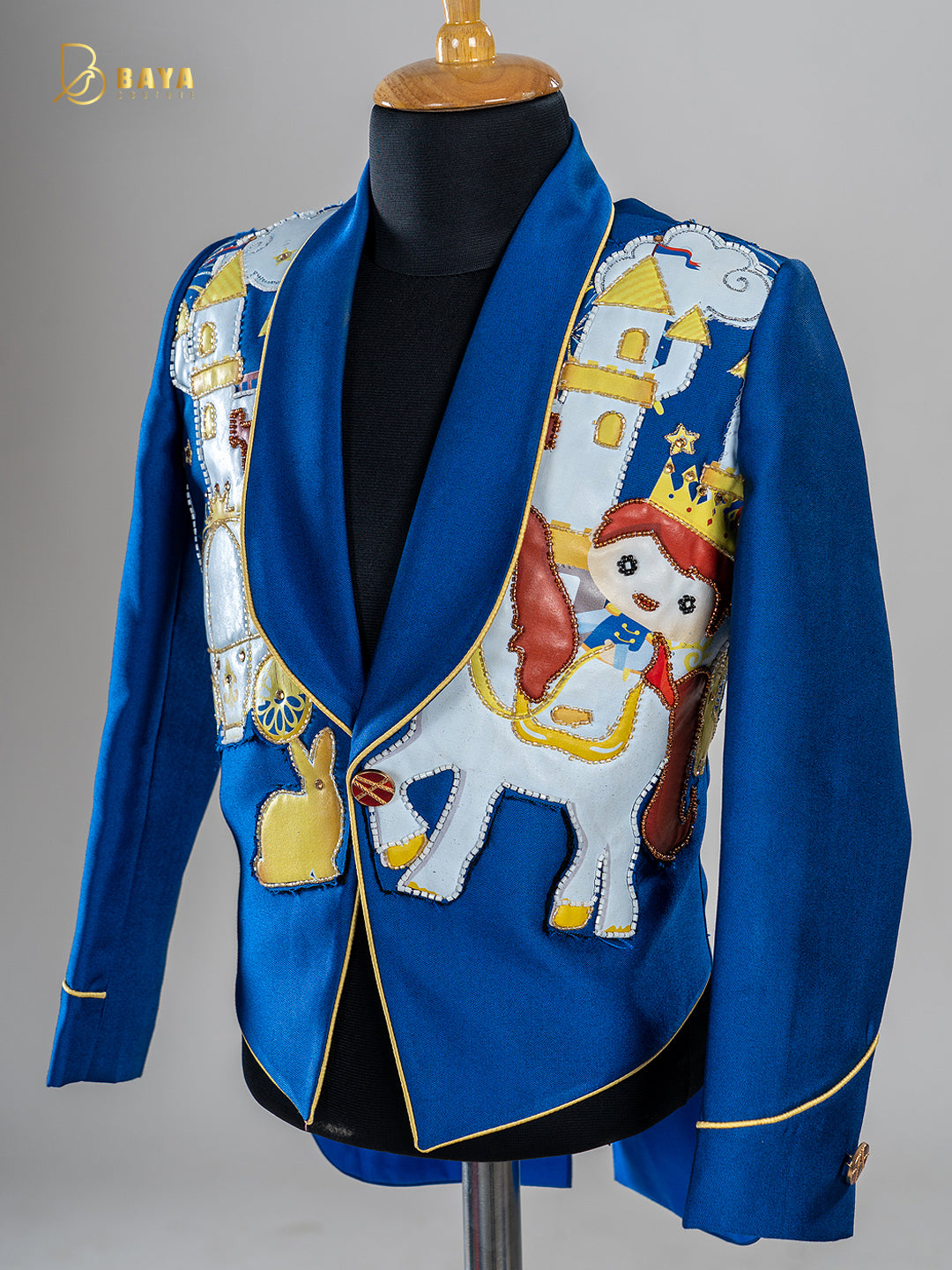 ROYAL BLUE PRINCE BLAZER SET