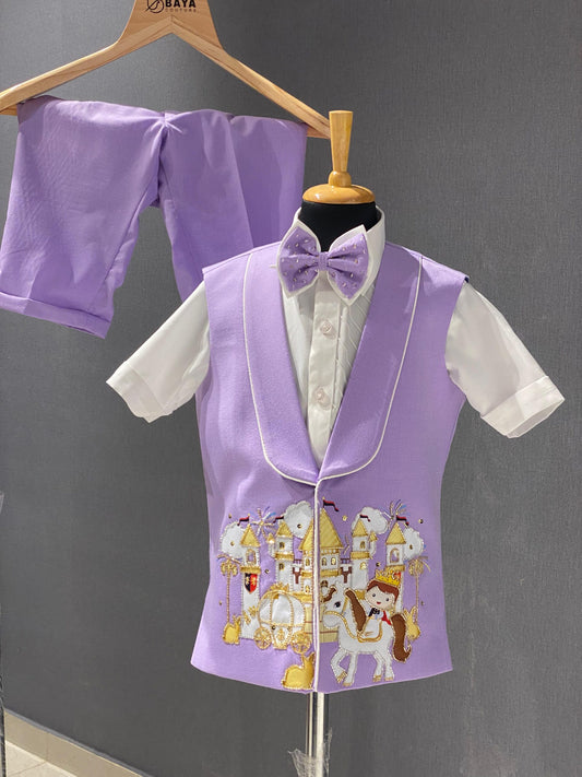 Prince theme waist coat set of 4