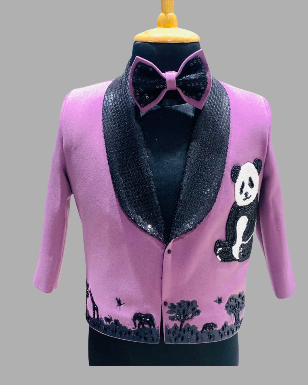 Panda tuxedo set of 4