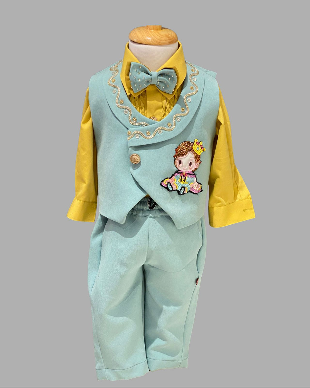 Dress Your Little Prince in  Royalty.”(set of 4)