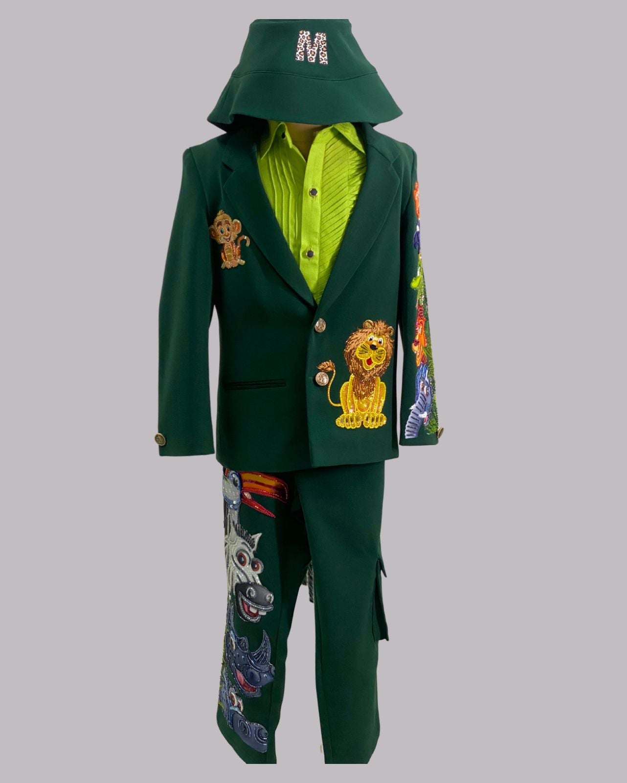 Junglee theme tuxedo set (set of 4)