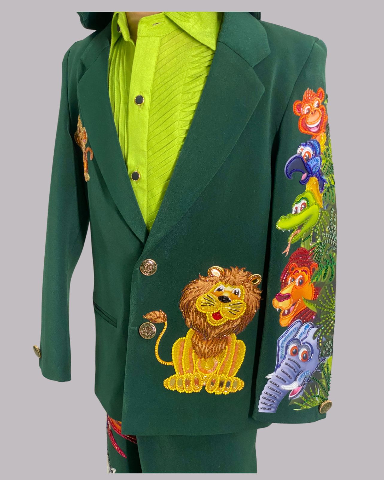 Junglee theme tuxedo set (set of 4)