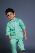 Mint Green Summer Tuxedo Set(set of 4)