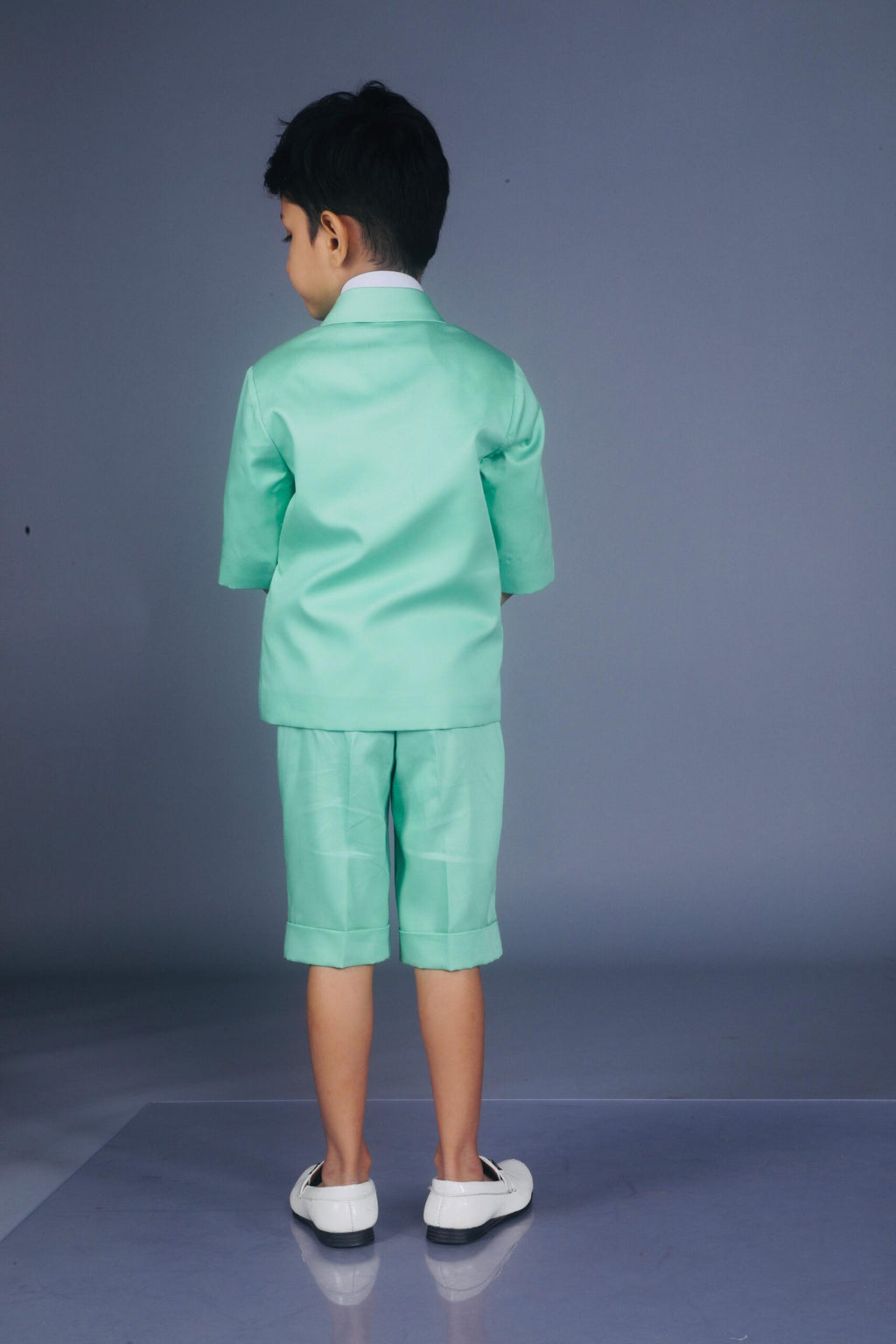 Mint Green Summer Tuxedo Set(set of 4)