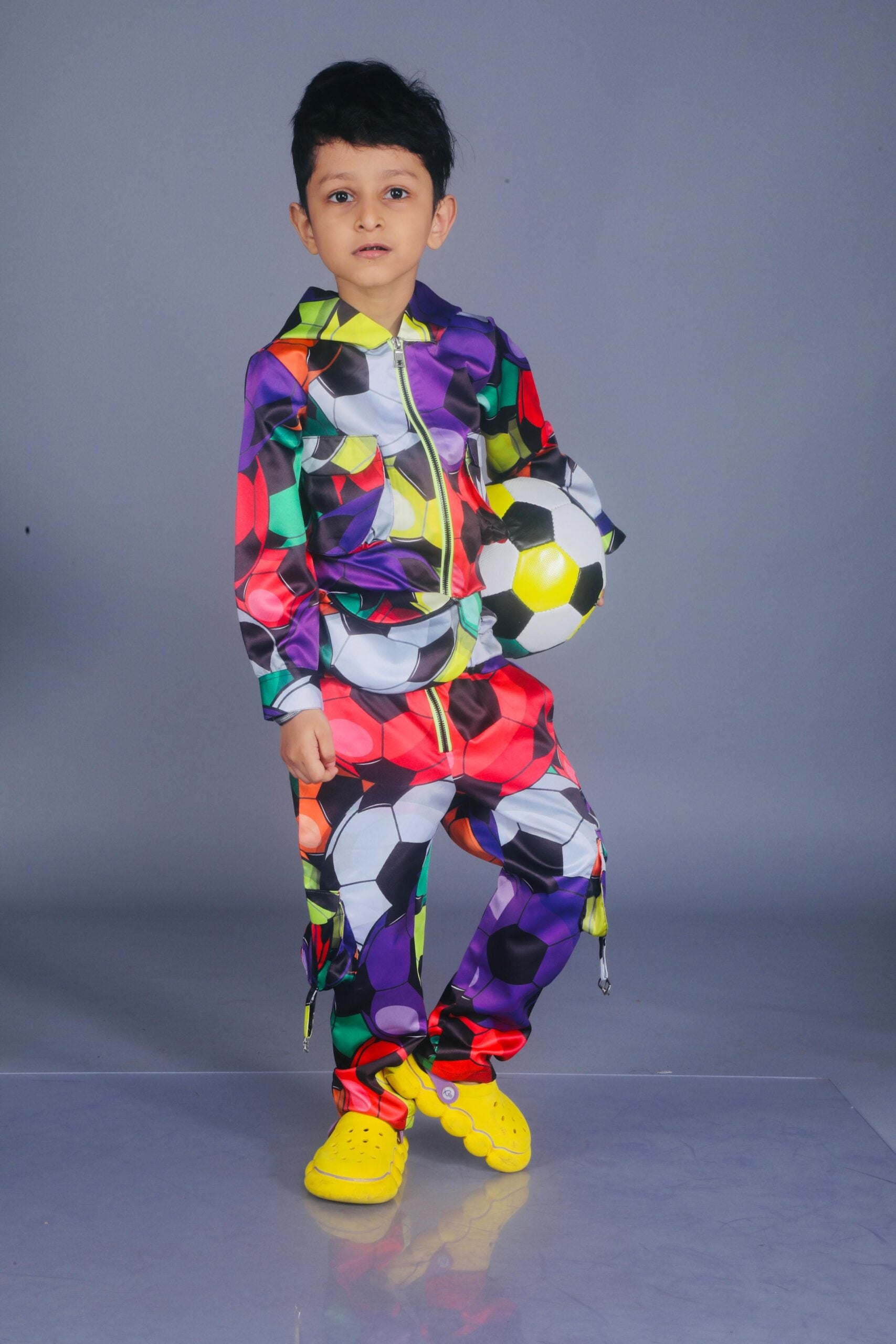 Boys Football hoodie jumpsuit