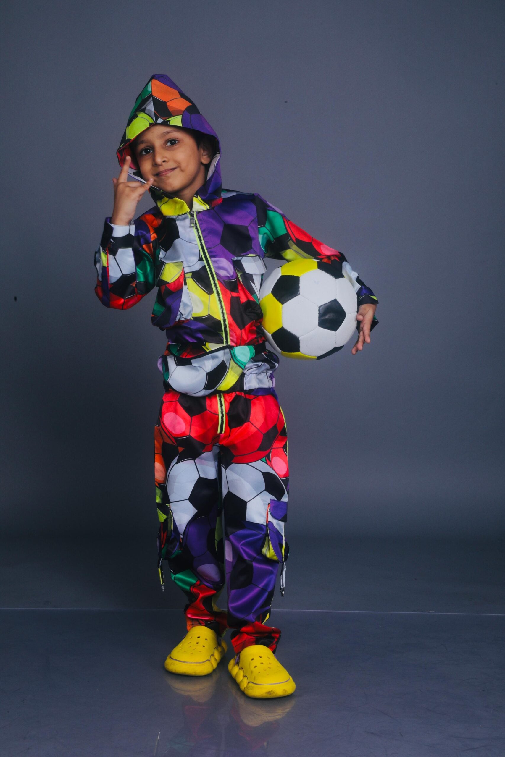 Boys Football hoodie jumpsuit
