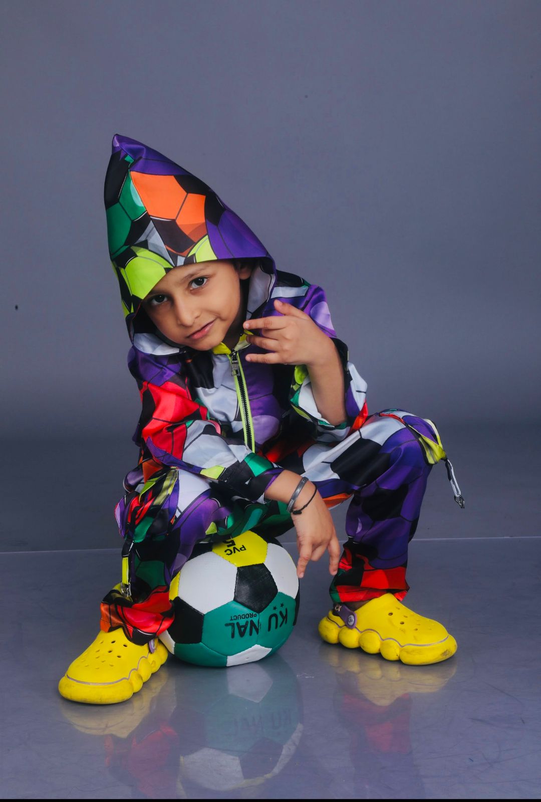 Boys Football hoodie jumpsuit