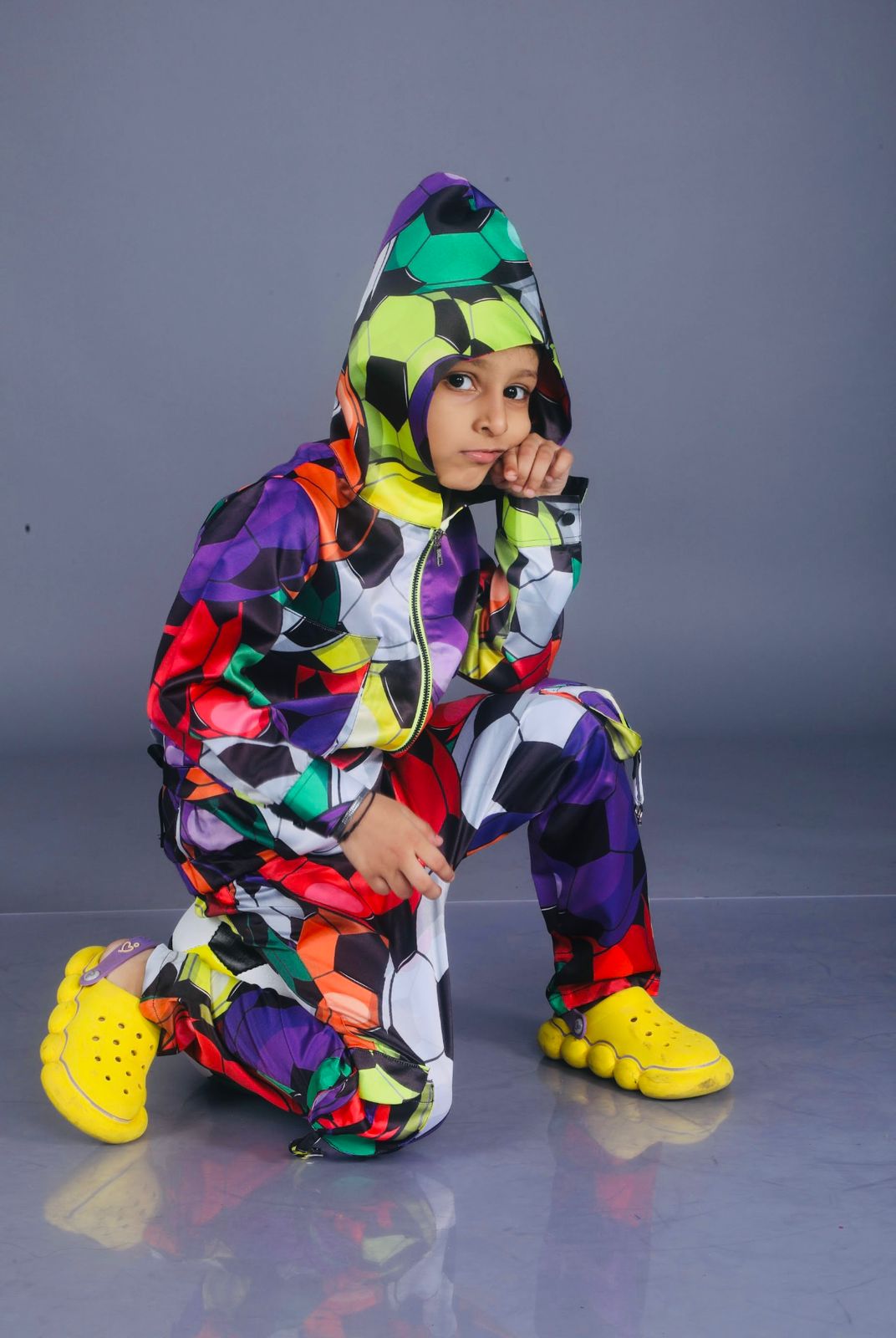 Boys Football hoodie jumpsuit
