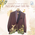 Jungle theme luxurious handcrafted twinning outfits