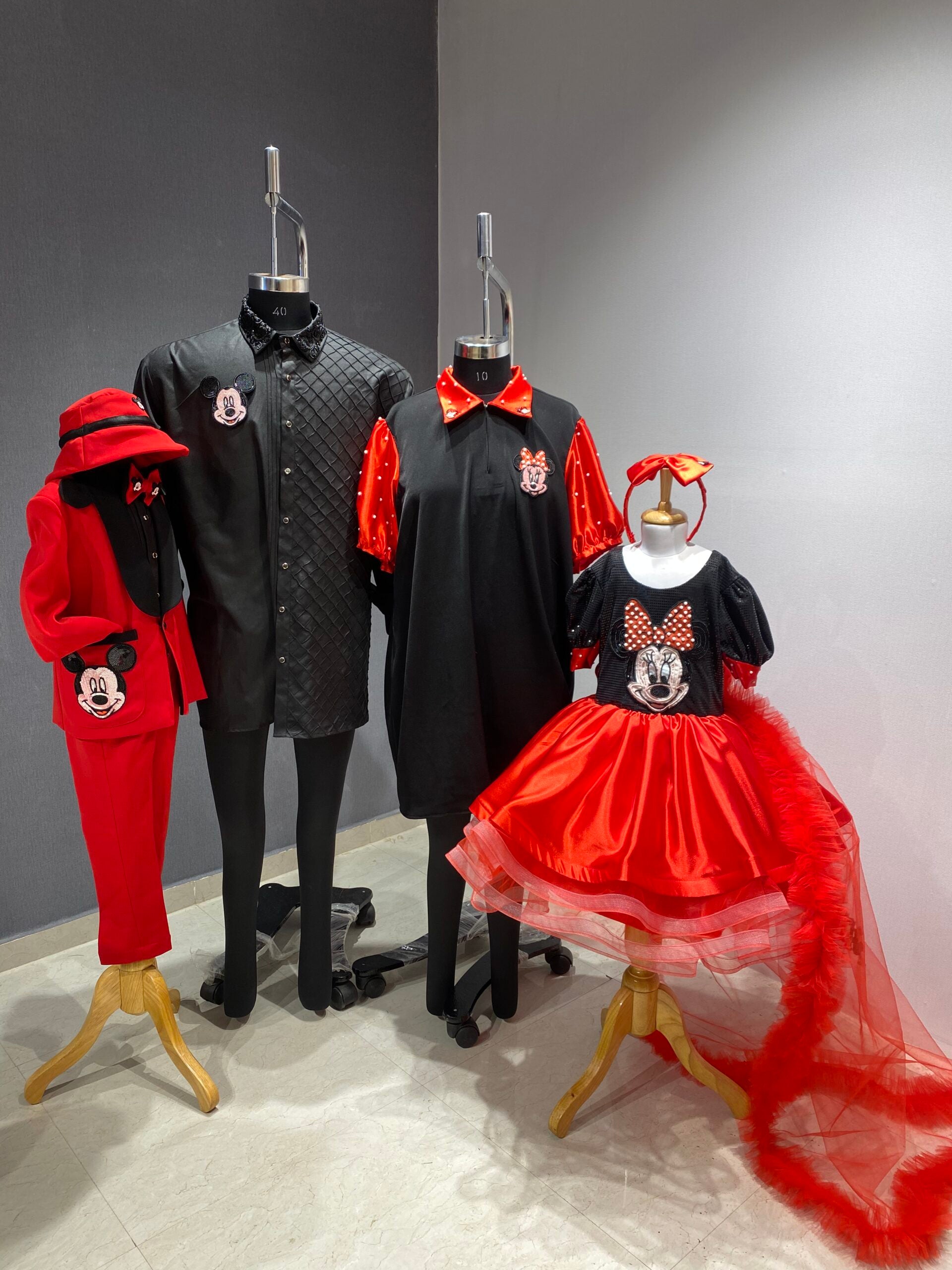 Character family twinning handcrafted outfits