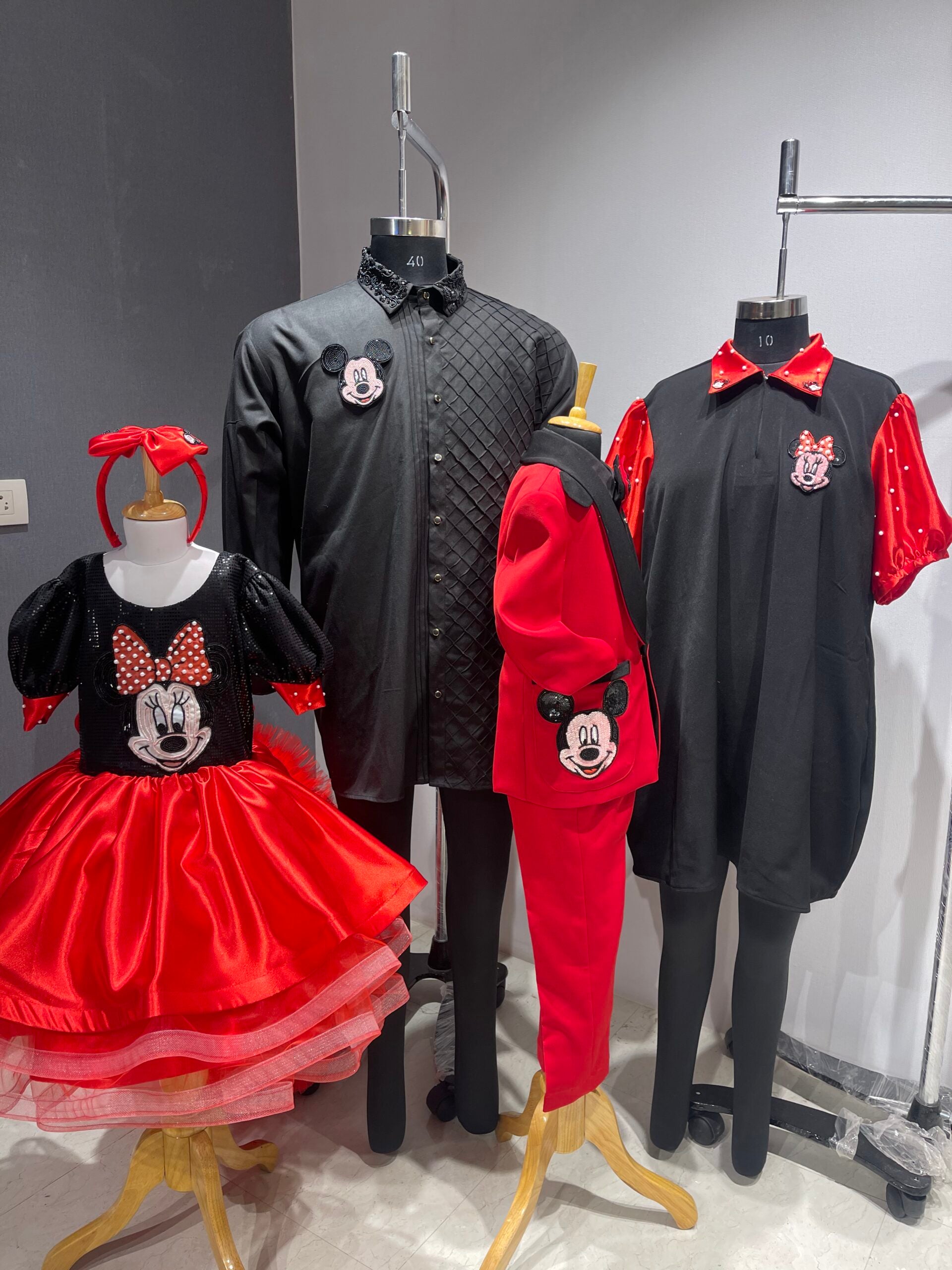 Character family twinning handcrafted outfits