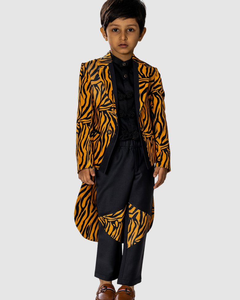 TIGER HIGH-LOW BLAZER SET OF 3