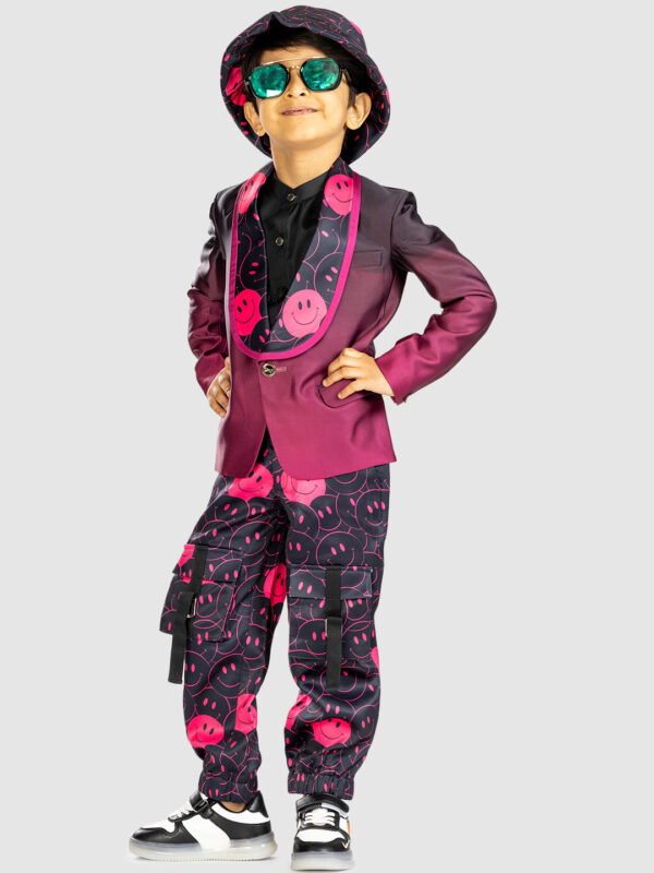 SMILEY OMBRÉ BLAZER SET