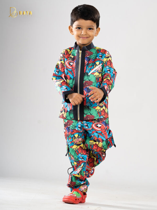 SUPERHERO JACKET CO-ORD SET